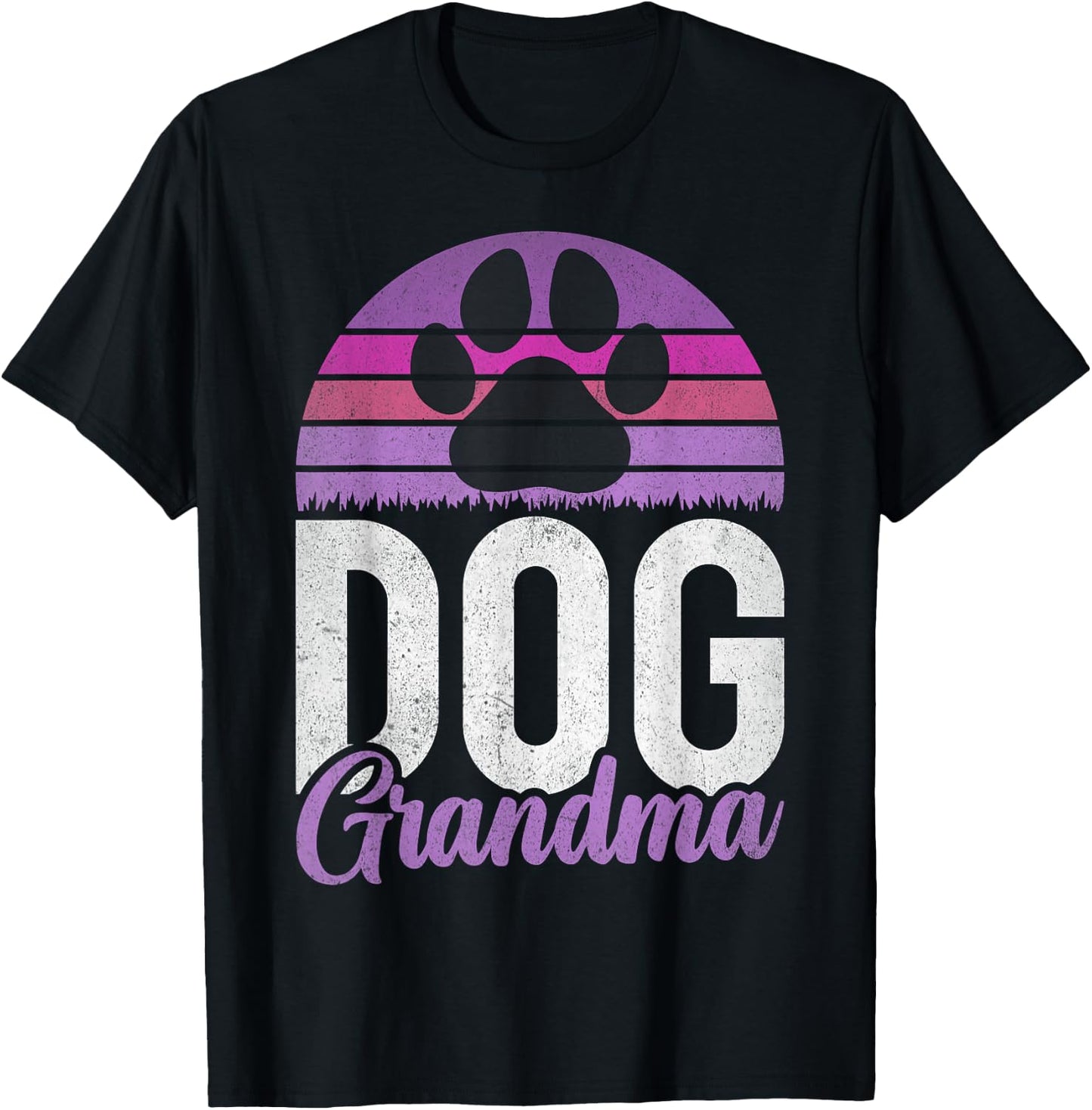 Dog Grandma Men Women T-Shirt - T-Shirt | Black