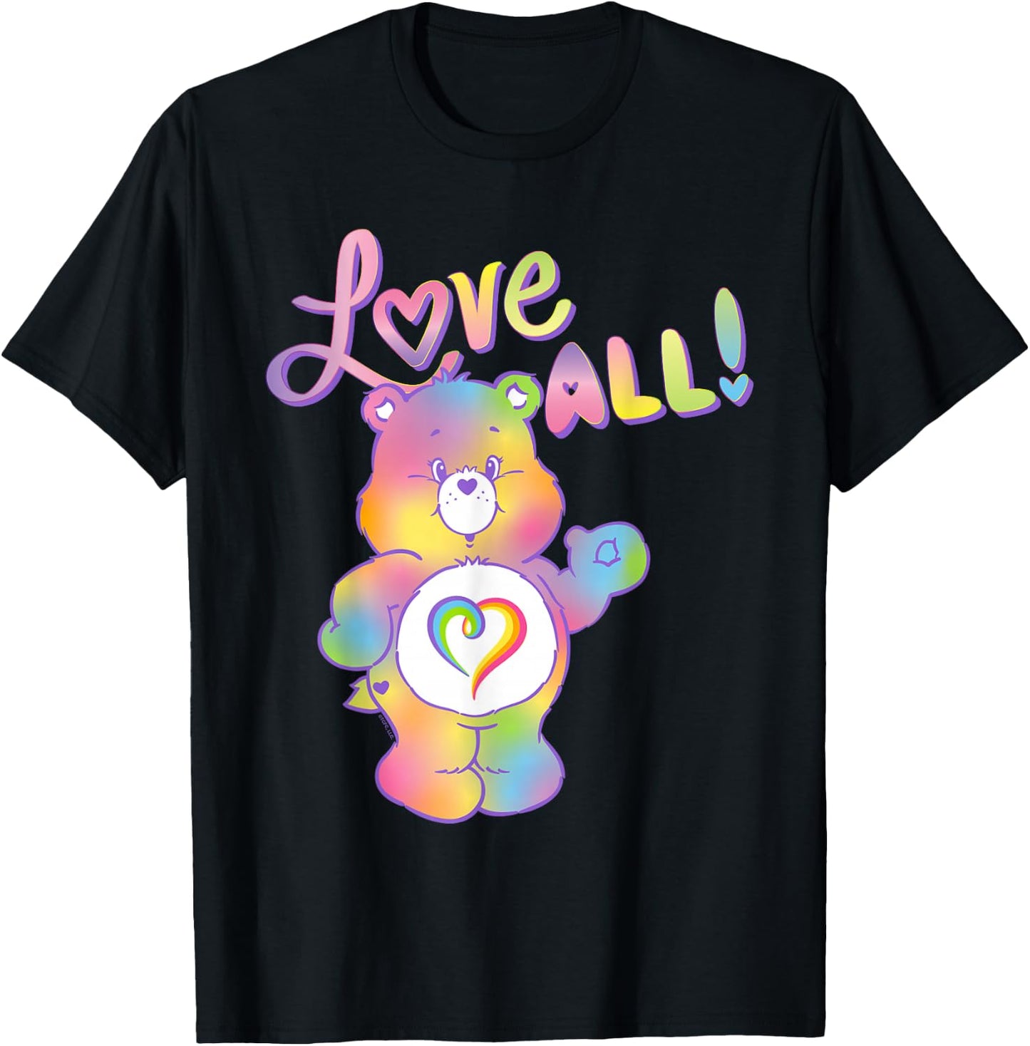 Care Bears Love All with Togetherness Bear T-Shirt - T-Shirt | Black