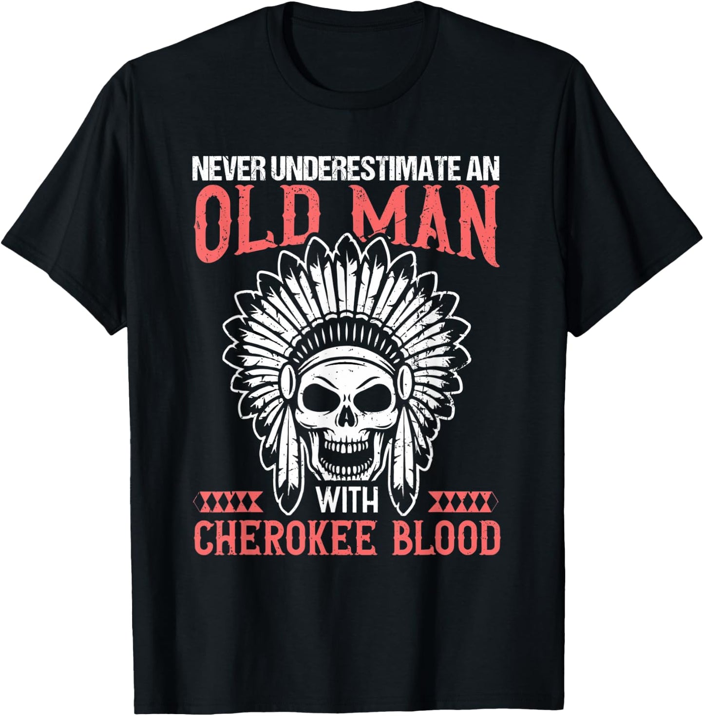 Native American Pride Design for a Proud Cherokee T-Shirt - T-Shirt | Black