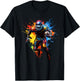 American Football Player Paint T-Shirt - T-Shirt | Black