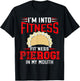 I'm Into Fitness Funny Pierogi Polish Pride Sarcastic T-Shirt - T-Shirt | Black