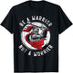 Be A Warrior Not A Worrier Knight Knighthood Warrior T-Shirt - T-Shirt | Black