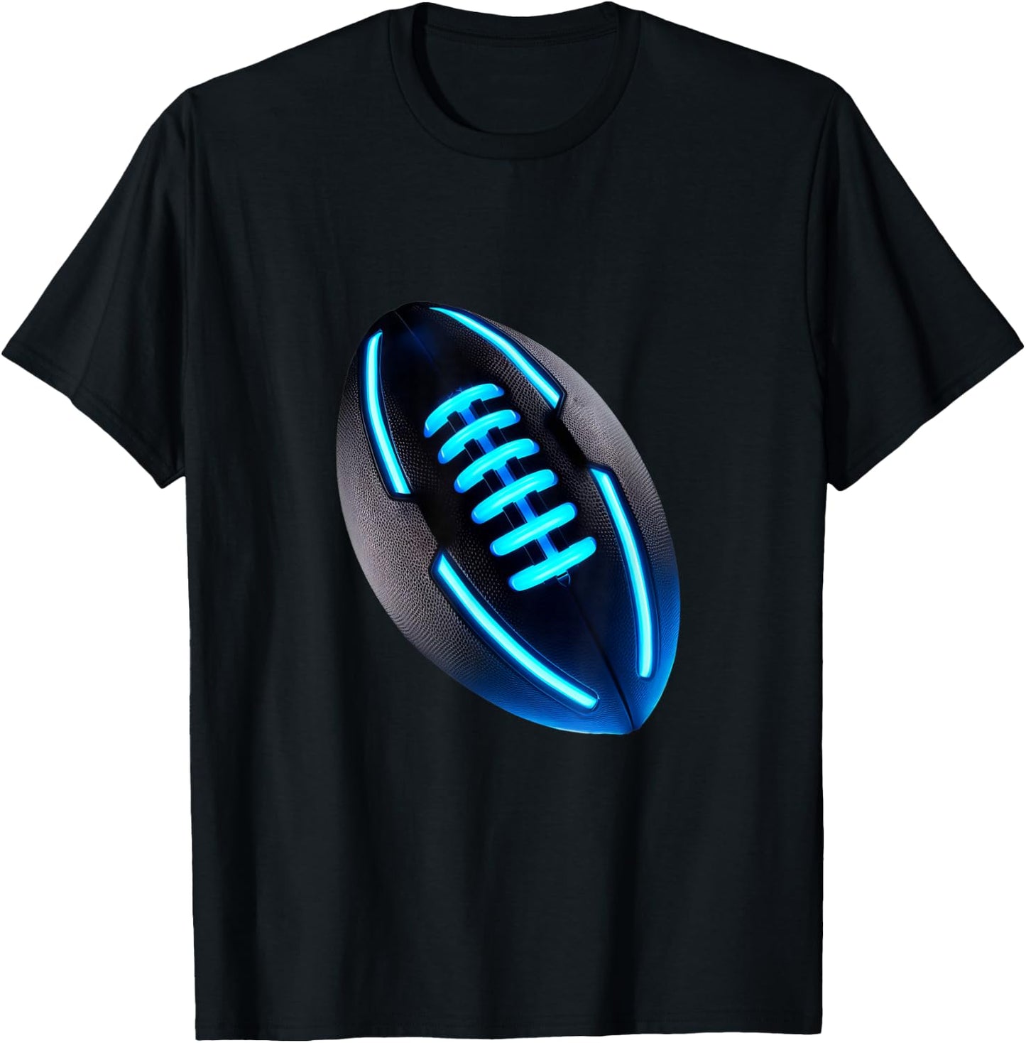 Neon Football T-Shirt - T-Shirt | Black