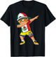 Half Mexican Half Ecuadorian Boy Mexico Ecuador Flag T-Shirt - T-Shirt | Black