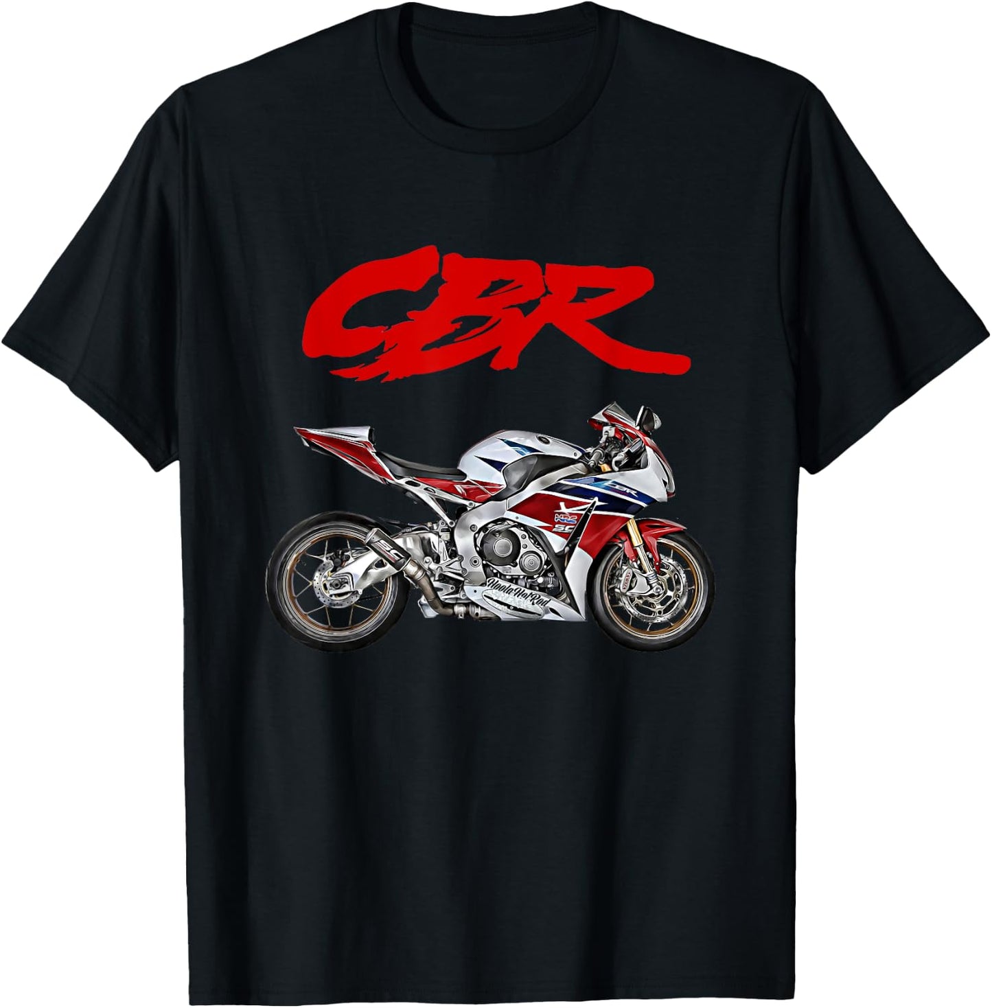 CBR,Motorcycle,Motorbike,Road Racing,Biker,Sportsbike,CBR T-Shirt - T-Shirt | Black