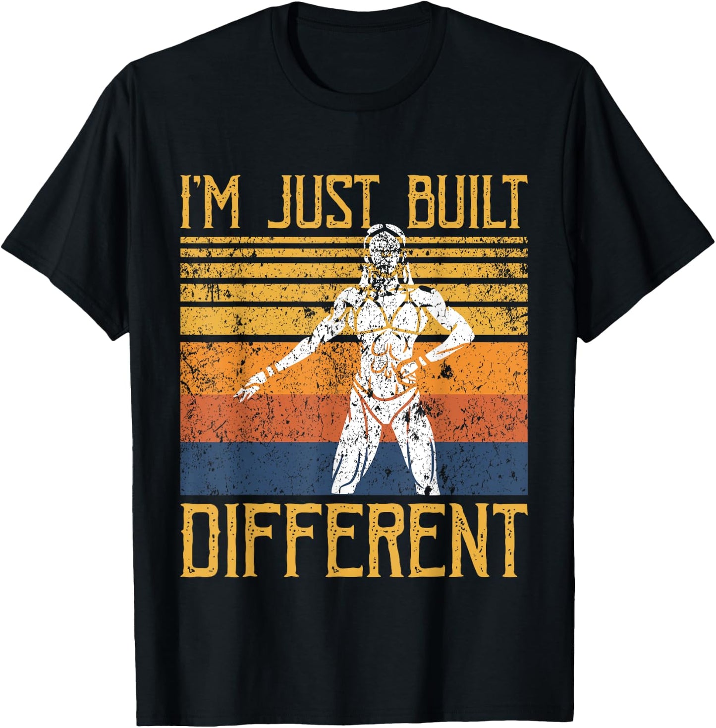 I'm Just Built Different - Fitness Bodybuilding Gym Women T-Shirt - T-Shirt | Black