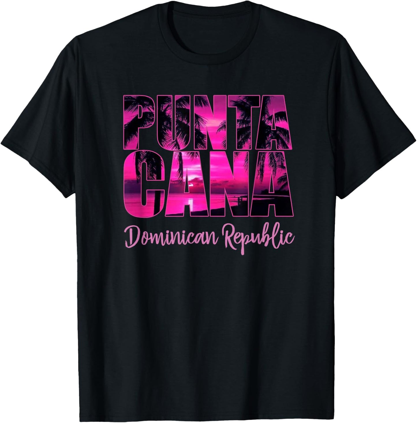 Punta Cana Vacation Souvenir T-Shirt - T-Shirt | Black