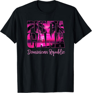 Punta Cana Vacation Souvenir T-Shirt - T-Shirt | Black