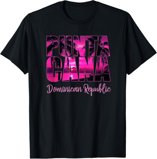 Punta Cana Vacation Souvenir T-Shirt - T-Shirt | Black