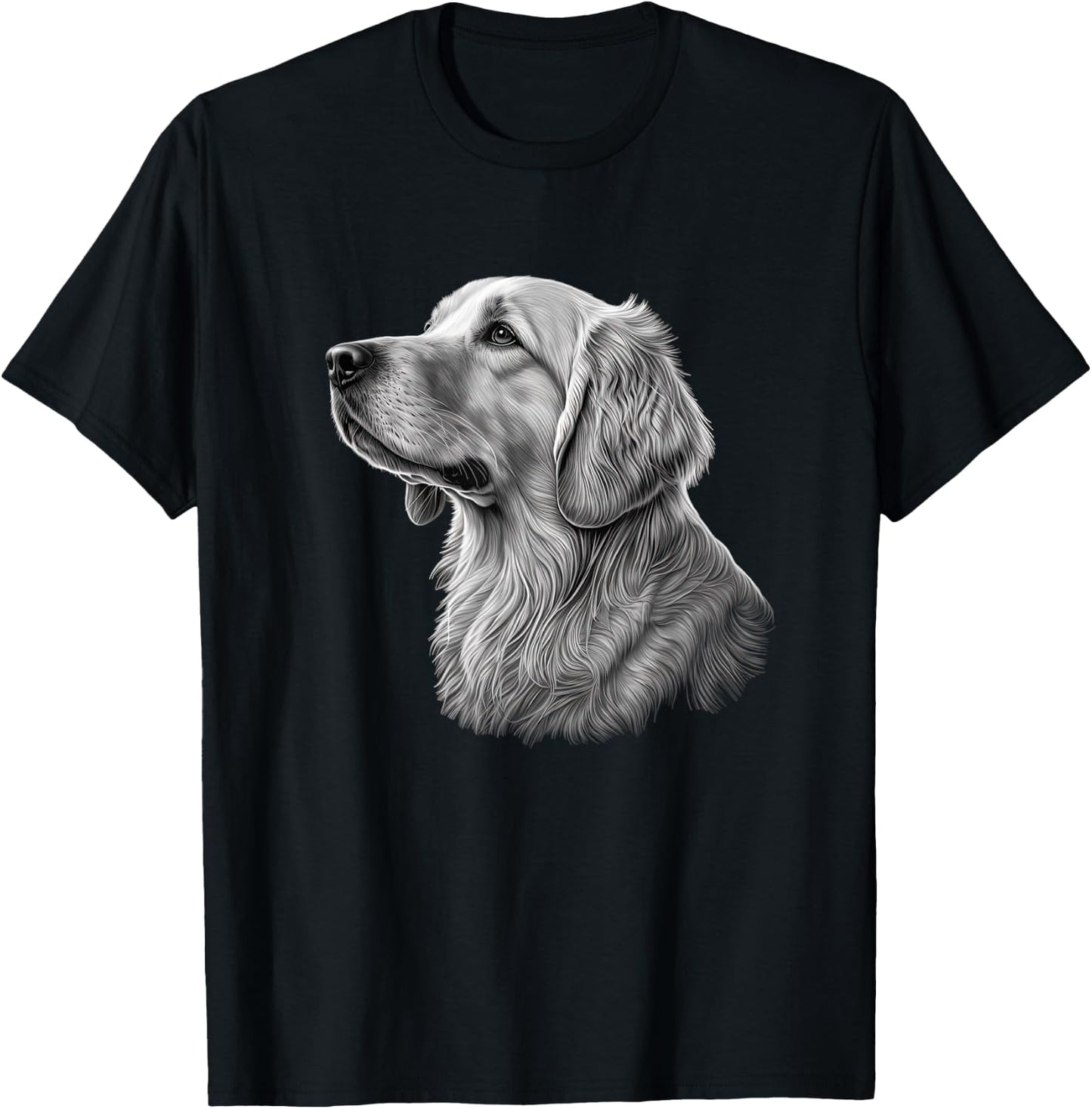 Funny Golden Retriever T-Shirt - T-Shirt | Black