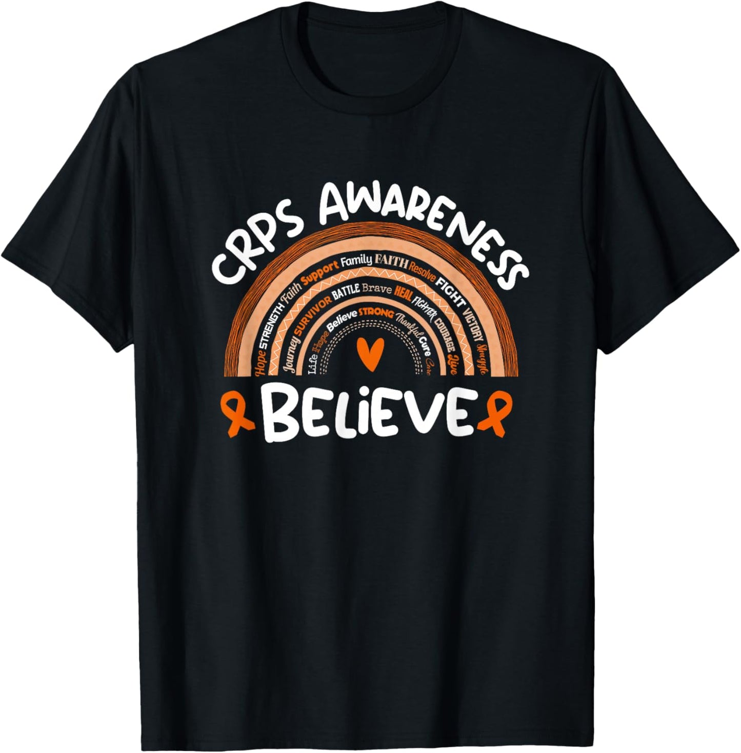 Complex Regional Pain Syndrome Awareness Month Shirt | CRPS T-Shirt - T-Shirt | Black