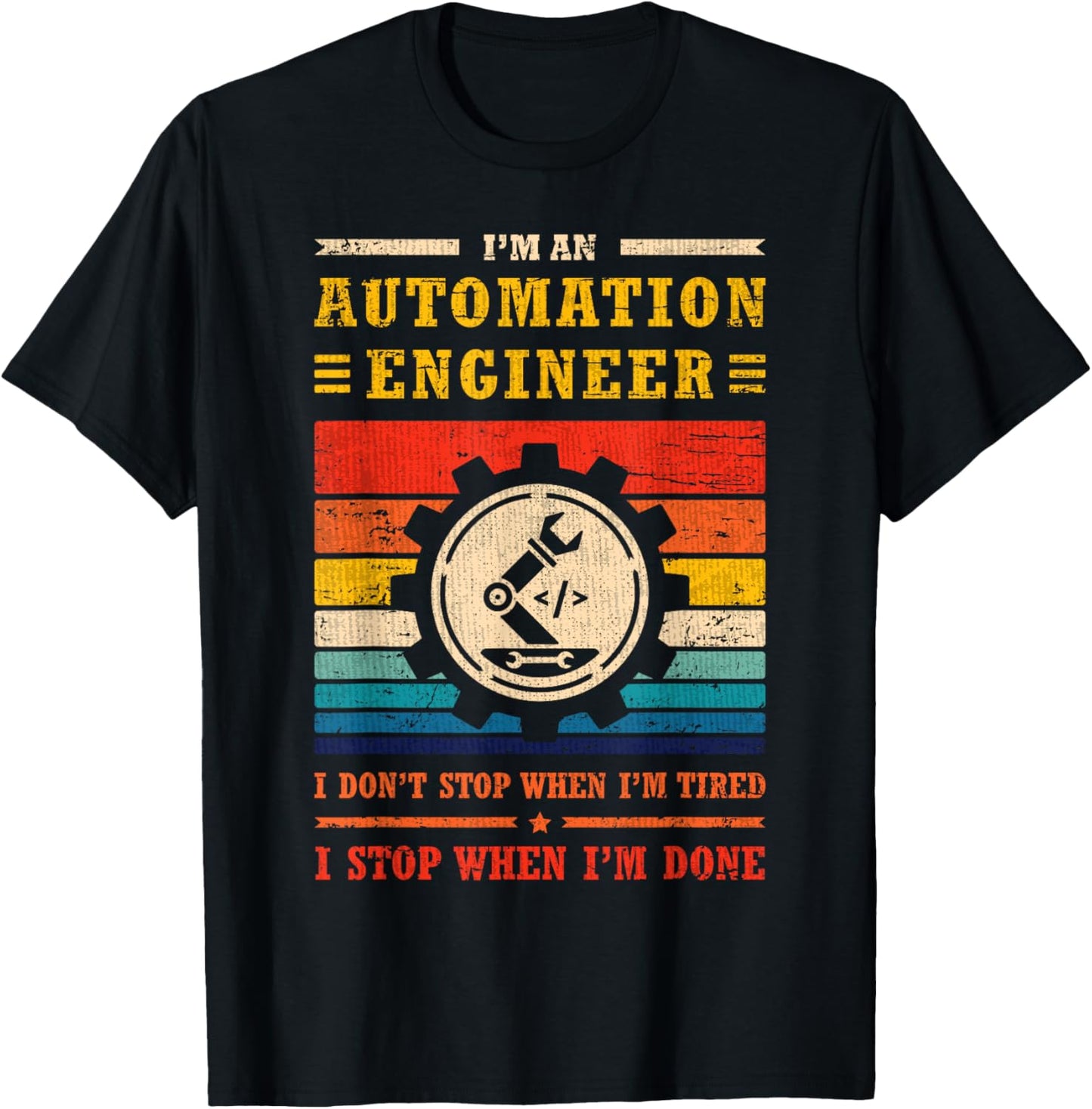 Controls Engineer HMI PLC Programmer PLC Automation Engineer T-Shirt - T-Shirt | Black