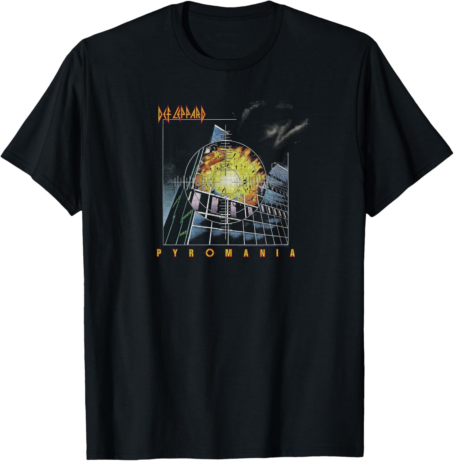Def Leppard - Pyromania Vintage T-Shirt - T-Shirt | Black