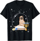 Hanukkah Pug Dog Snow Globe Pajama Women Kids T-Shirt - T-Shirt | Black