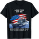 USS Fox CG-33 Class Cruiser American Flag Veteran Xmas Women Men T-Shirt - T-Shirt | Black
