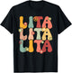 Lita Grandma Groovy Lita Grandmother T-Shirt - T-Shirt | Black