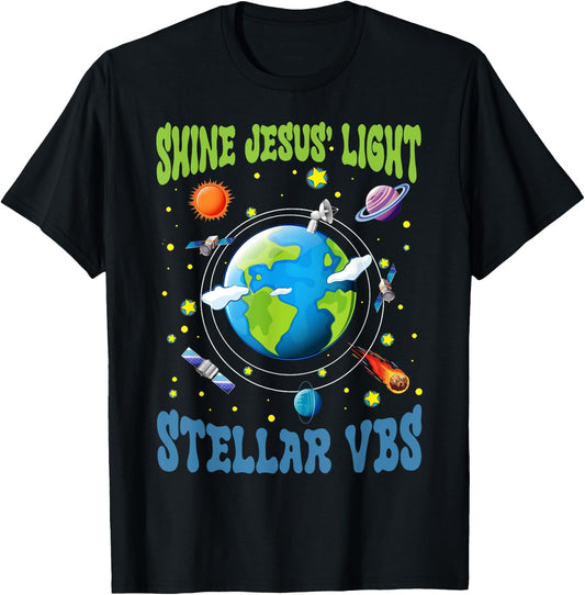 Stellar VBS 2023 Stellar Vacation Bible School T-Shirt - T-Shirt | Black