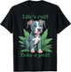Life's Ruff Take A Puff Pitbull Weed T-Shirt - T-Shirt | Black