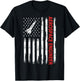 American Aerospace Engineer USA Flag T-Shirt - T-Shirt | Black