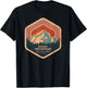 Rocky Mountain National Park Retro Sunset Vintage T-Shirt - T-Shirt | Black