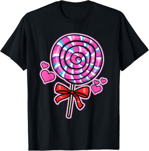 Lollipop Candy T-Shirt - T-Shirt | Black