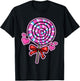 Lollipop Candy T-Shirt - T-Shirt | Black