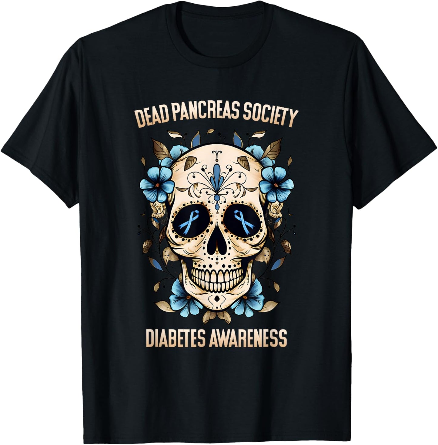 Diabetes Awareness - Dead Pancreas Society T-Shirt - T-Shirt | Black
