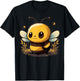 Cute Bee Lover Animal on Bee T-Shirt - T-Shirt | Black