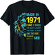 Made In 1971 I Have 3 Sides Lion Leo Birthday T-Shirt - T-Shirt | Black