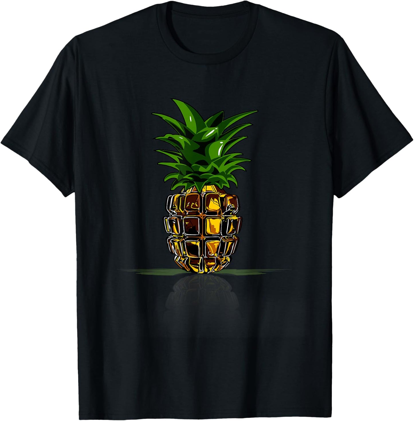 Cute Pineapple Hand Grenade Halloween Costume Military T-Shirt - T-Shirt | Black