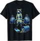 Deadlifting Raccoon Weightlifting Bodybuilding Fitness Gym T-Shirt - T-Shirt | Black