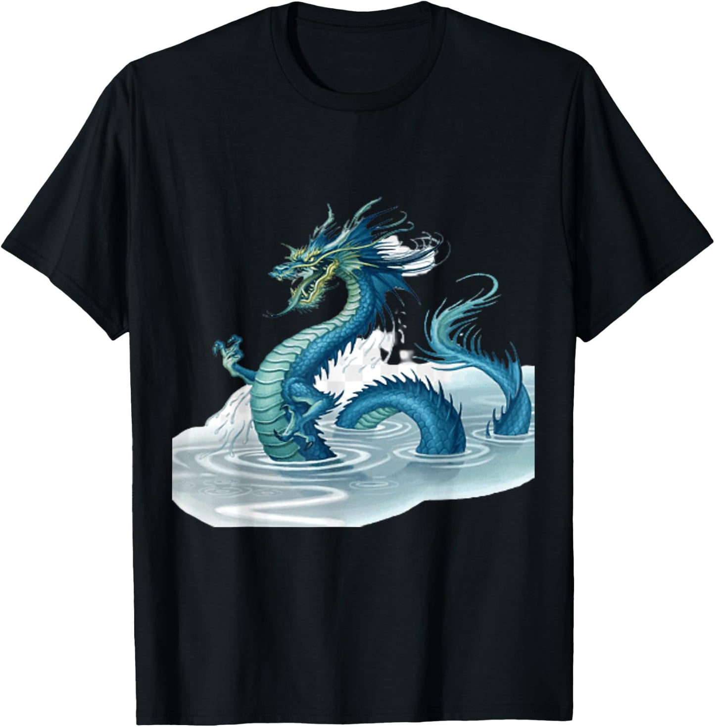 Ice Dragon Water Dragon T-Shirt - T-Shirt | Black