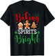 Christmas Baking Spirits Bright Cute Christmas Pajama T-Shirt - T-Shirt | Black