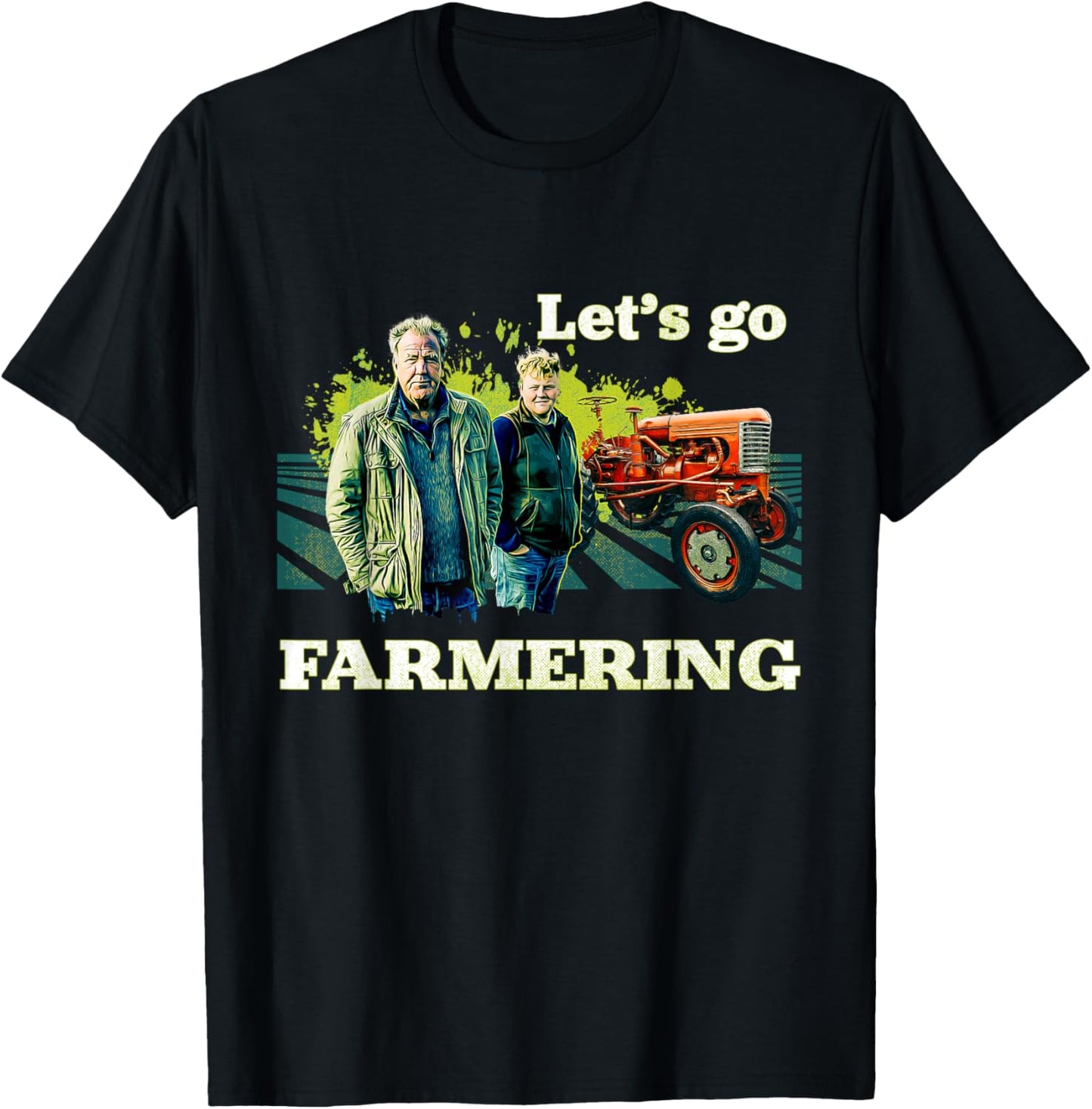 Clarkson's Farm - Let's Go Farmering T-Shirt - T-Shirt | Black