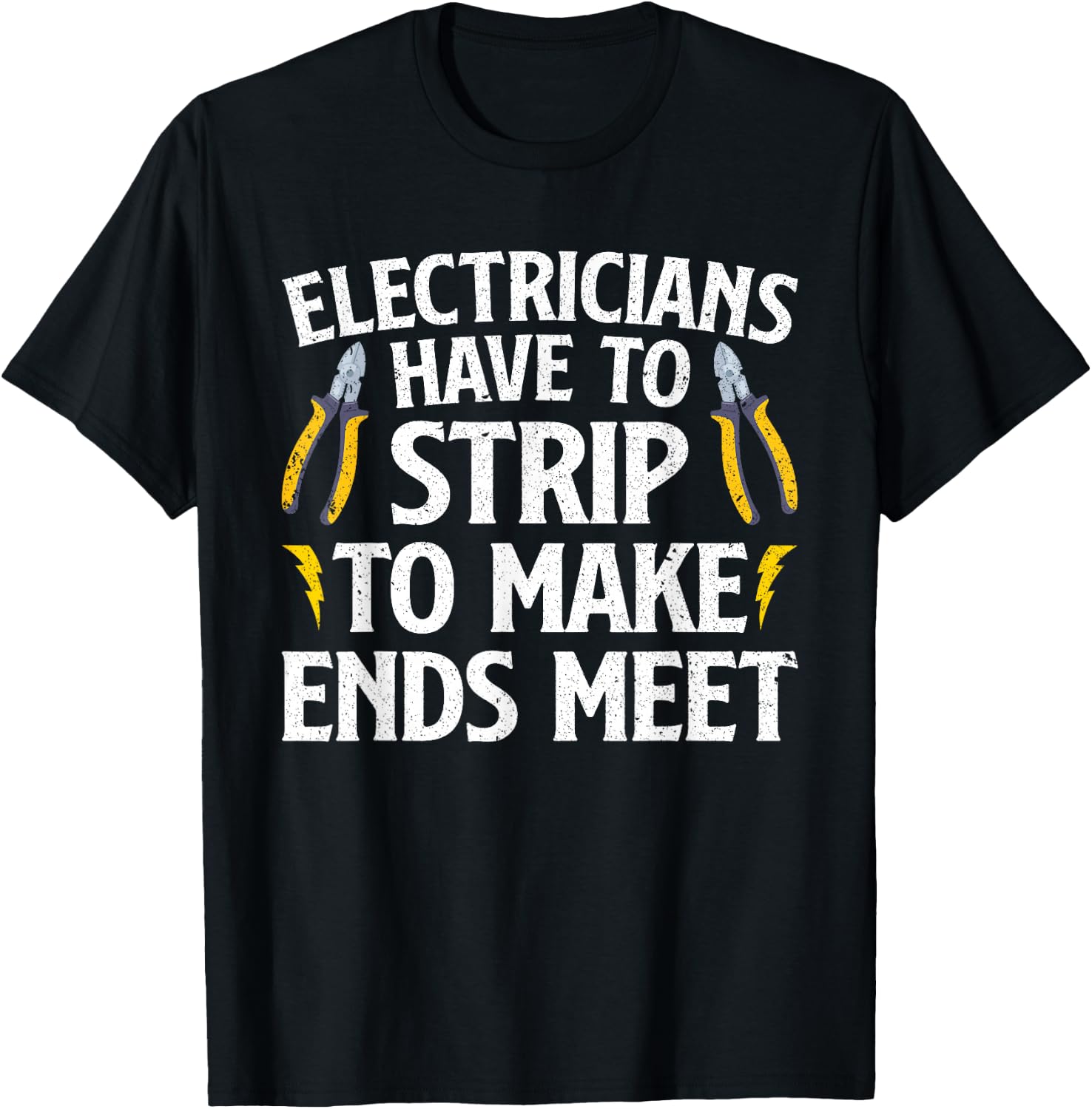 Funny Electrician Women Electrician Electrical Tools Small T-Shirt - T-Shirt | Black