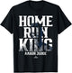 Home Run King Portrait Aaron Judge New York MLBPA T-Shirt - T-Shirt | Black