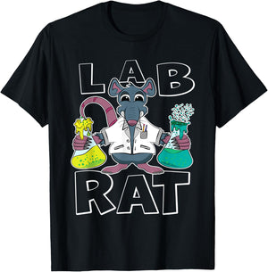Medical Laboratory Scientist Lab Rat T-Shirt - T-Shirt | Black