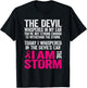 The Devil Whispered In My Ear Breast Cancer Awareness T-Shirt - T-Shirt | Black
