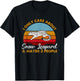 Retro Style Sunset Snow Leopard T-Shirt - T-Shirt | Black