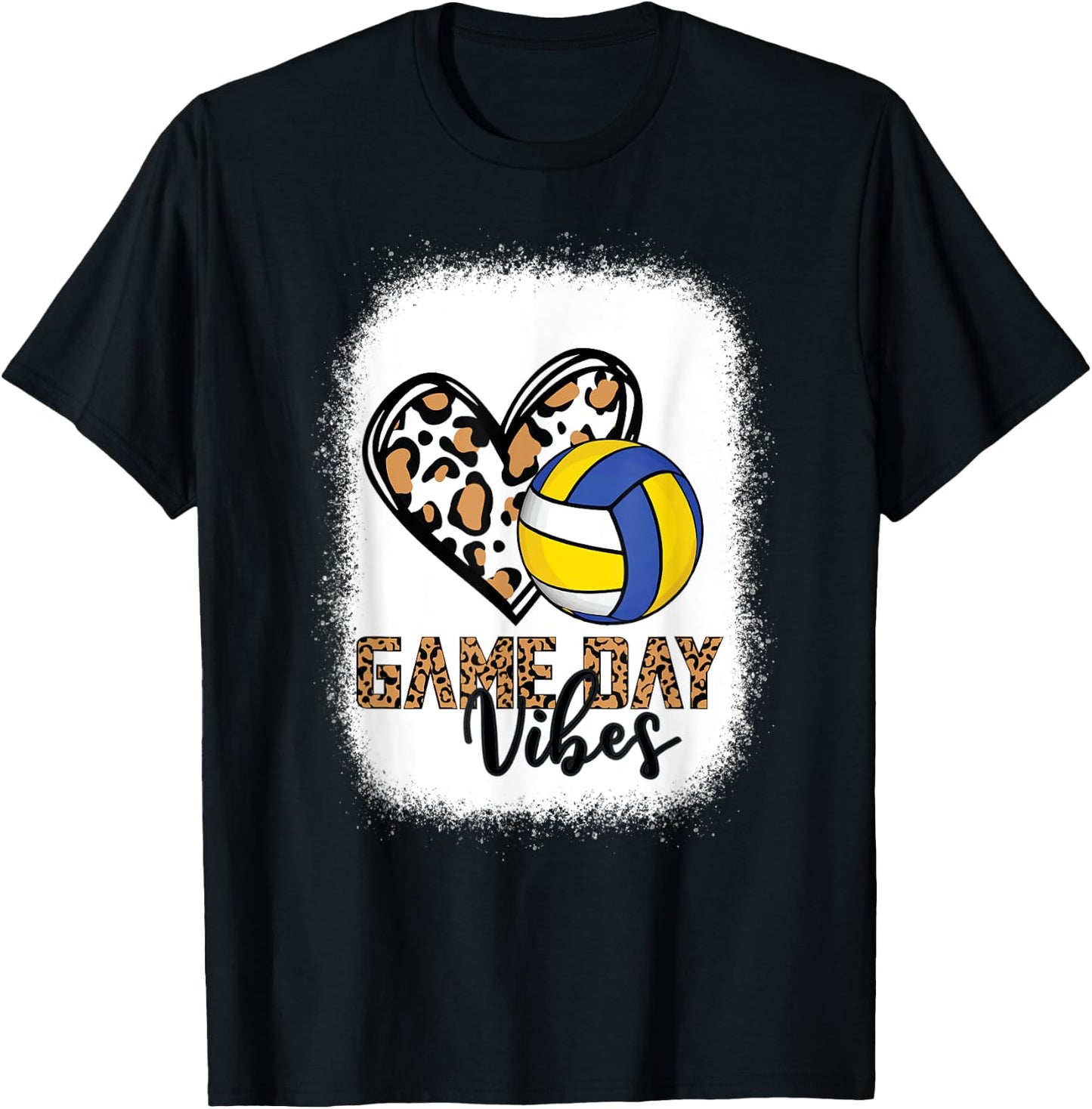 Game Day Vibes - VolleyBall T-Shirt - T-Shirt | Black