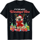 Tibetan Spaniel Christmas Lights Its The Most Wonderful Time T-Shirt - T-Shirt | Black