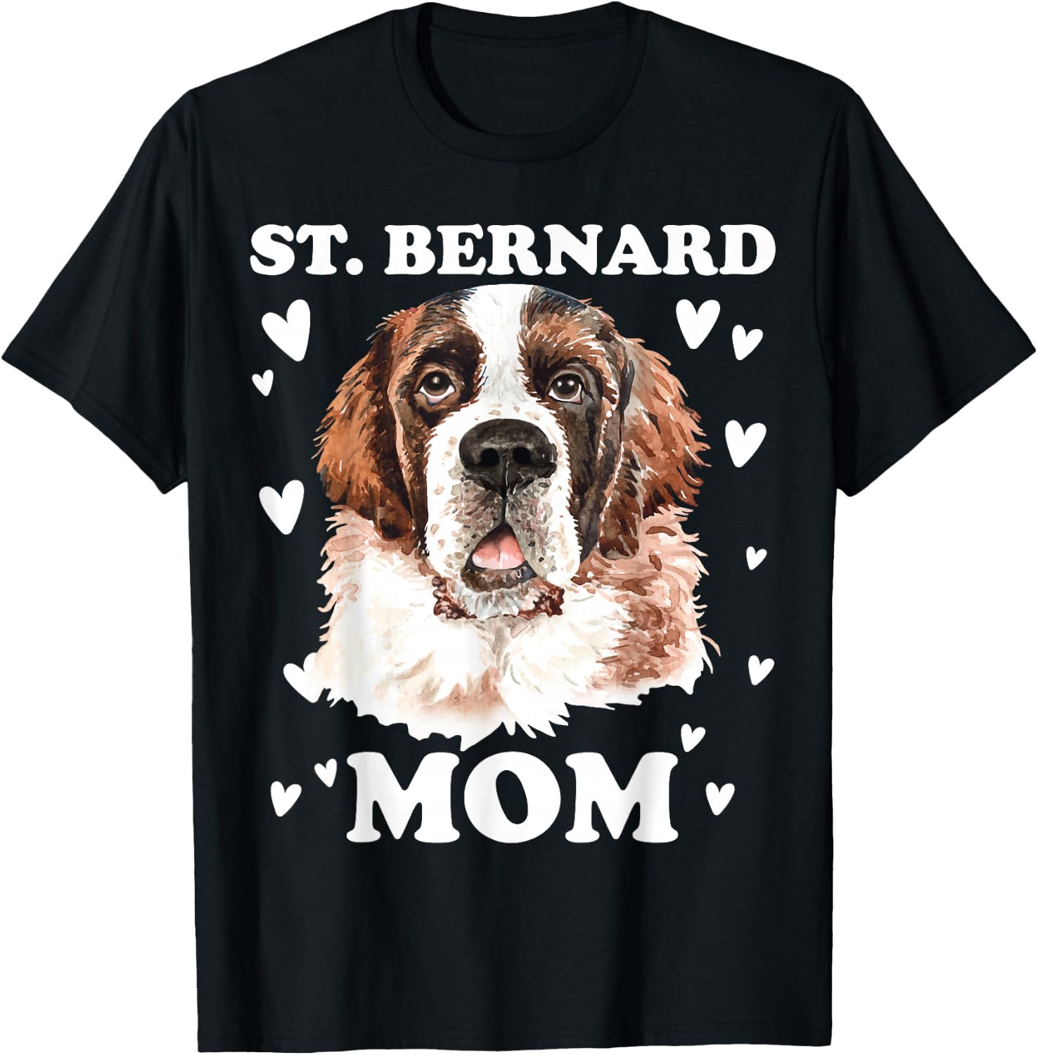 Bernard Bernhardog T-Shirt - T-Shirt | Black