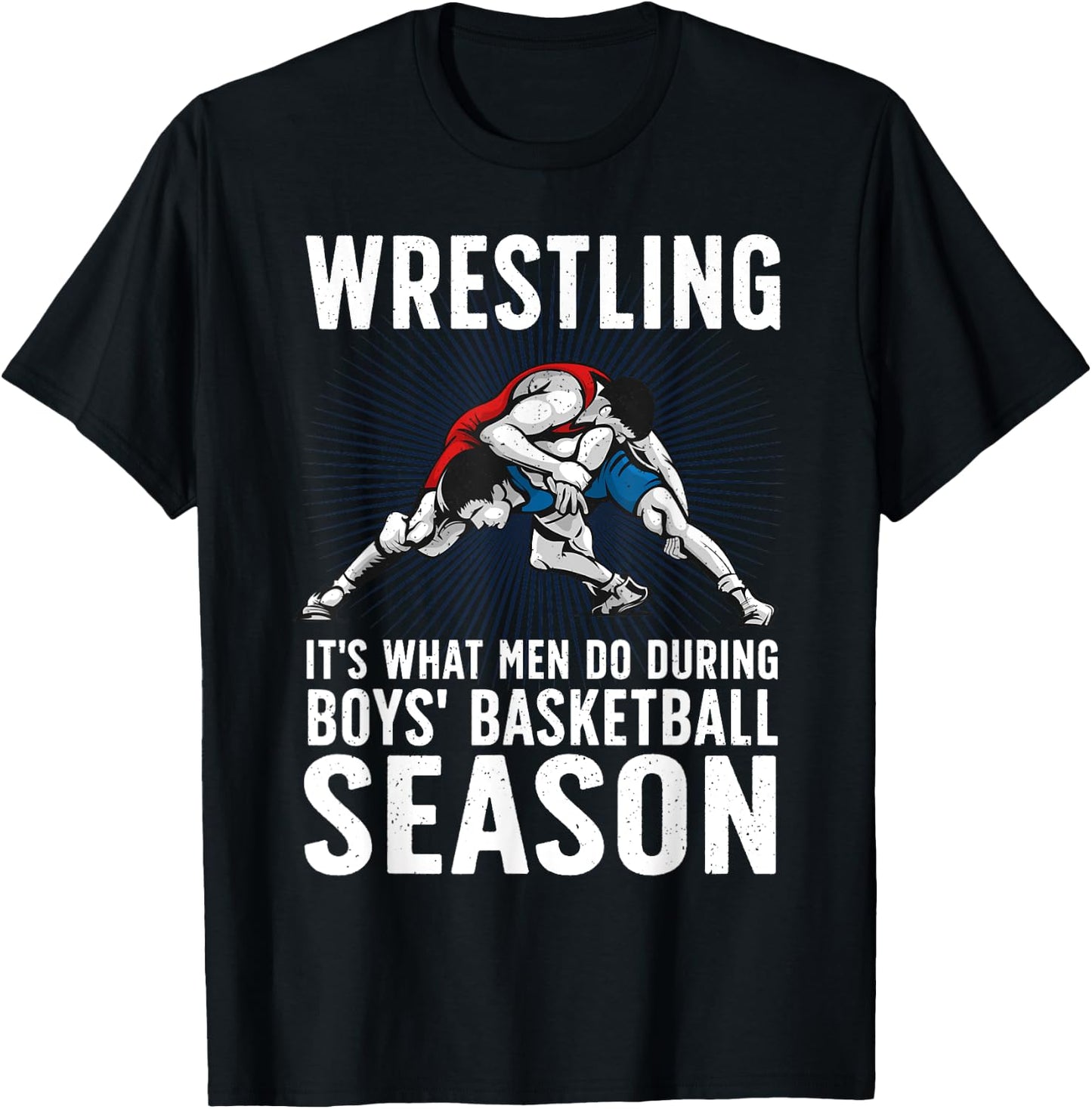 Cool Wrestling Art Boys Wrestle Wrestler Wrestling T-Shirt - T-Shirt | Black