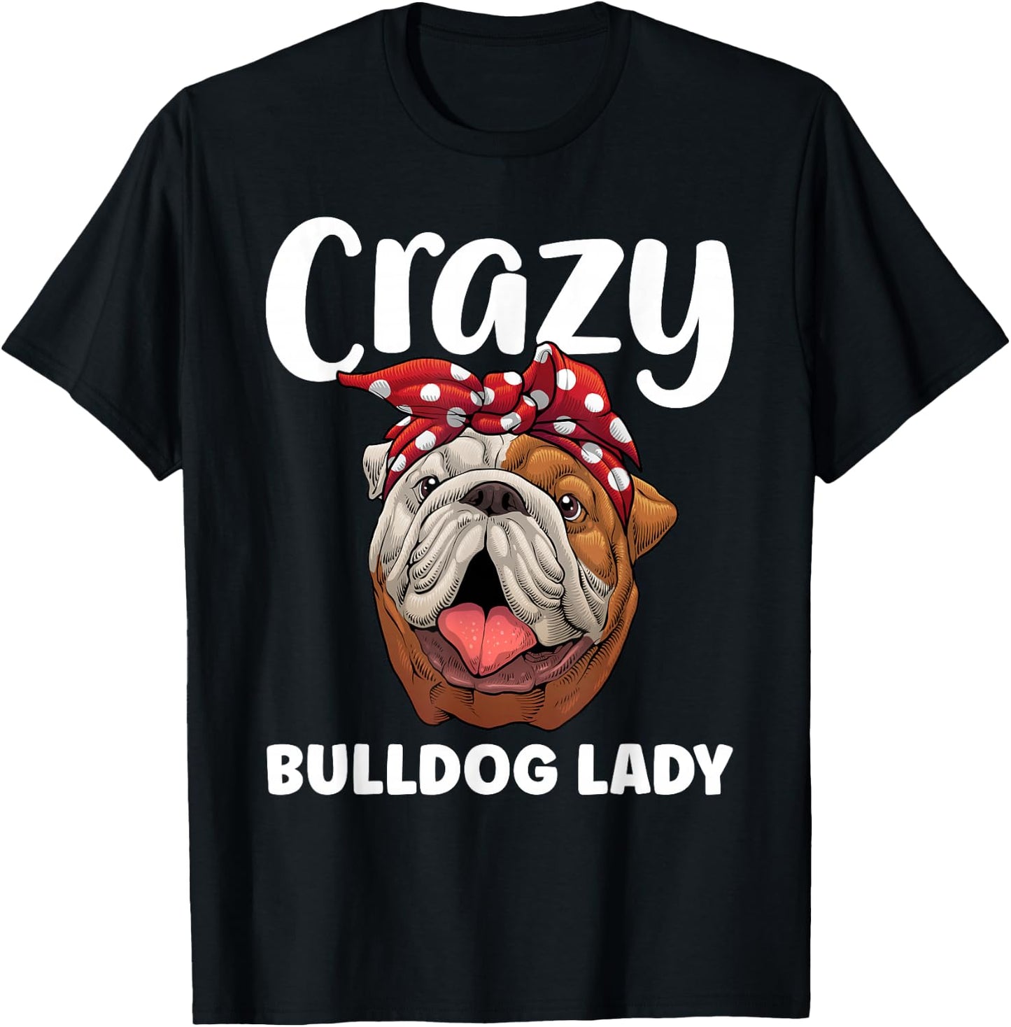 Cool Bulldog Mom Girls English Bulldog Lover Owner T-Shirt - T-Shirt | Black
