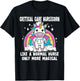 Critical Care Nursicorn like a normal Critical Care Nurse T-Shirt - T-Shirt | Black