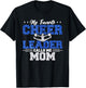 My Favorite Cheerleader Calls Me Mom Cheer Mom T-Shirt - T-Shirt | Black