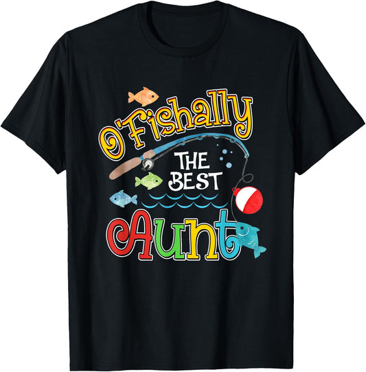 Ofishally The Best Aunt Auntie of the Birthday Boy T-Shirt - T-Shirt | Black