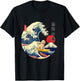 Labradoodle Japanese Kanagawa Wave Surf Loyal Dog Women Girls Kids T-Shirt - T-Shirt | Black
