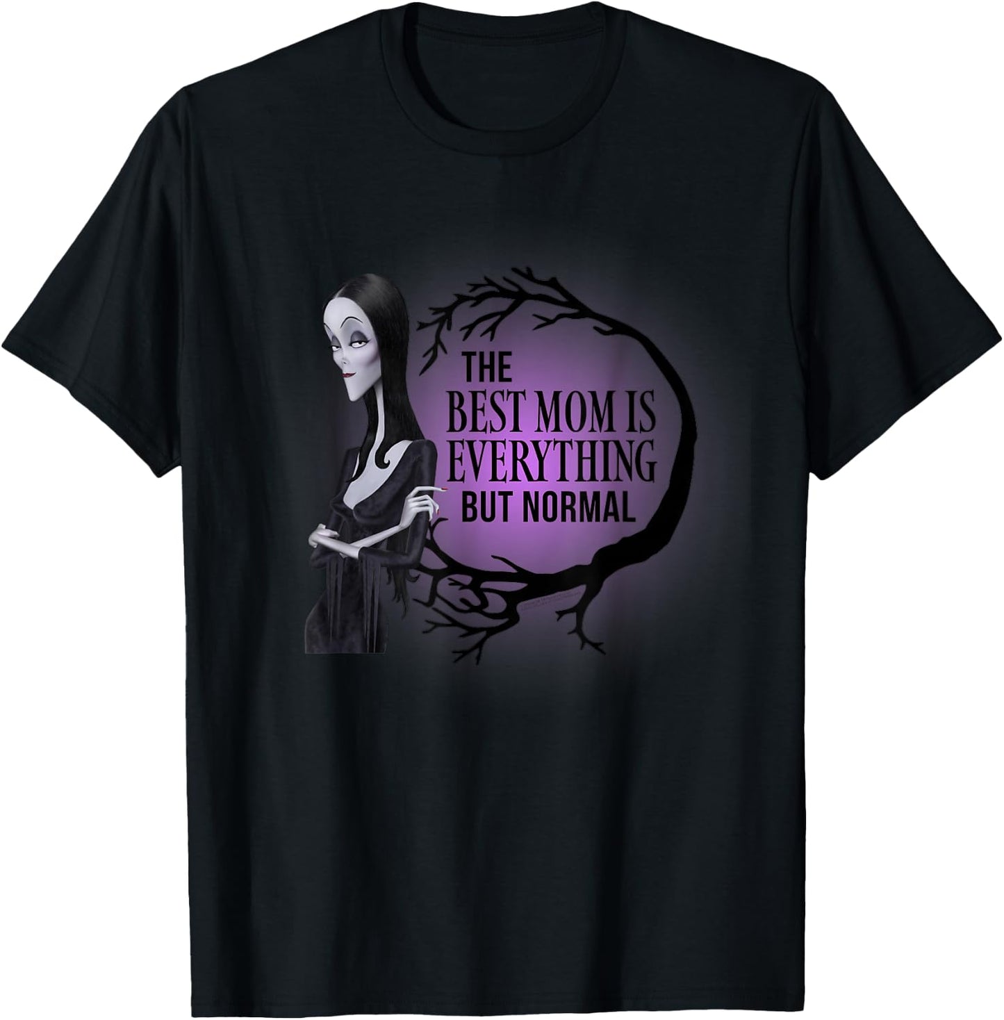 The Addams Family Animated Movies – Mother's Day Morticia T-Shirt - T-Shirt | Black