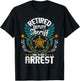 Retired Deputy Sheriff - Retirement Police Officer Patrolman T-Shirt - T-Shirt | Black